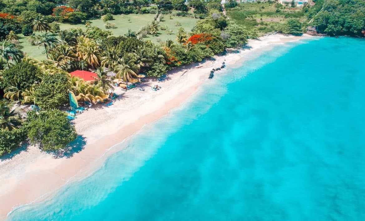 aerial view of beach during daytime